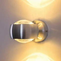 hofstein Applique Sapri Argenté, 1 lumière