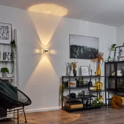 hofstein Applique Sapri Argenté, 1 lumière