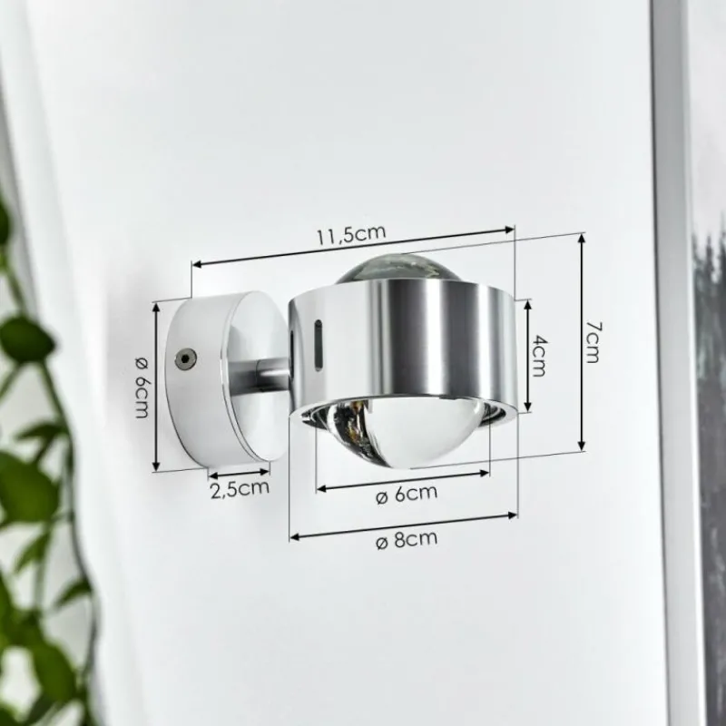 hofstein Applique Sapri Chrome brossé, 1 lumière