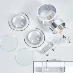 hofstein Applique Sapri Chrome brossé, 1 lumière