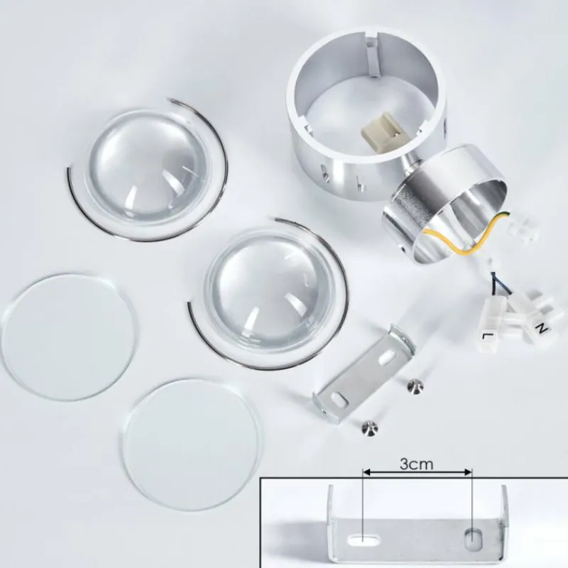 hofstein Applique Sapri Chrome brossé, 1 lumière