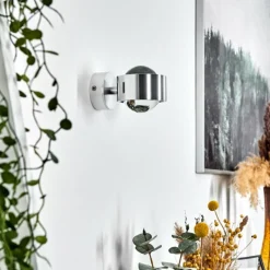 hofstein Applique Sapri Chrome brossé, 1 lumière