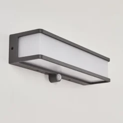 hofstein applique solaire Burseryd LED Anthracite, 1 lumière, Détecteur de mouvement