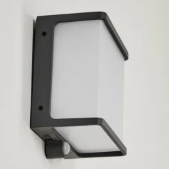 hofstein applique solaire Burseryd LED Noir, 1 lumière, Détecteur de mouvement