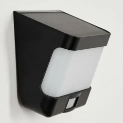 hofstein applique solaire Colchagua LED Noir, Blanc, 1 lumière, Détecteur de mouvement