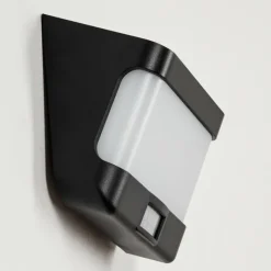 hofstein applique solaire Colchagua LED Noir, Blanc, 1 lumière, Détecteur de mouvement