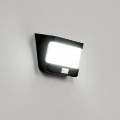 hofstein applique solaire Colchagua LED Noir, Blanc, 1 lumière, Détecteur de mouvement