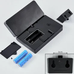 hofstein applique solaire Estampes LED Anthracite, 1 lumière, Détecteur de mouvement