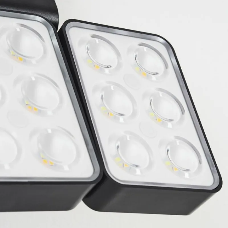 hofstein applique solaire Estampes LED Anthracite, 1 lumière, Détecteur de mouvement