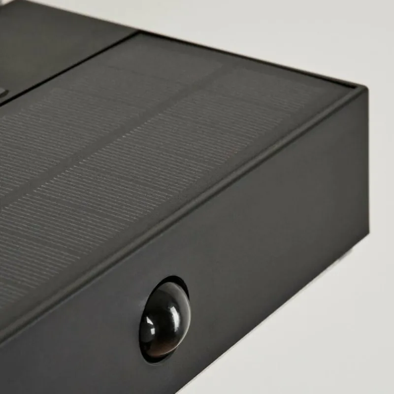 hofstein applique solaire Seilhac LED Noir, 1 lumière, Détecteur de mouvement
