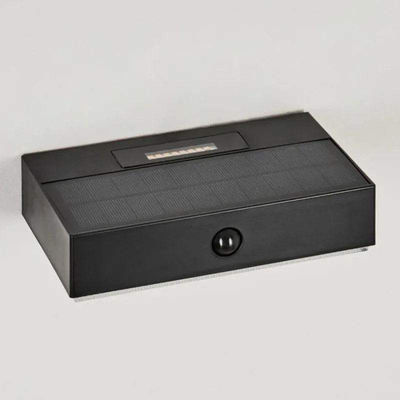 hofstein applique solaire Seilhac LED Noir, 1 lumière, Détecteur de mouvement