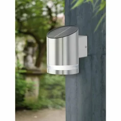 Luminaires Eglo applique solaire Eglo SHINE LED Acier inoxydable, 1 lumière