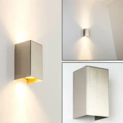 hofstein Applique Tabera Acier brossé, 2 lumières