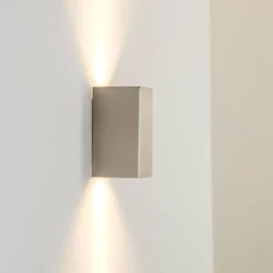 hofstein Applique Tabera Acier brossé, 2 lumières