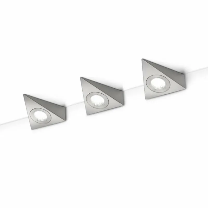Luminaires Trio Applique Trio 2733 LED Nickel mat, 3 lumières* Éclairage Led