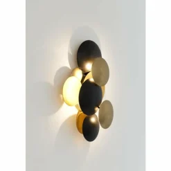 Lampes Dorées-Luminaires Holländer Appliques Holländer BOLLADARIA PICCOLO LED Brun, Or, Noir, 3 lumières