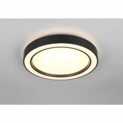 Luminaires Reality Arco Plafonnier LED Noir, 1 lumière, Télécommandes, Changeur de couleurs* Éclairage Led