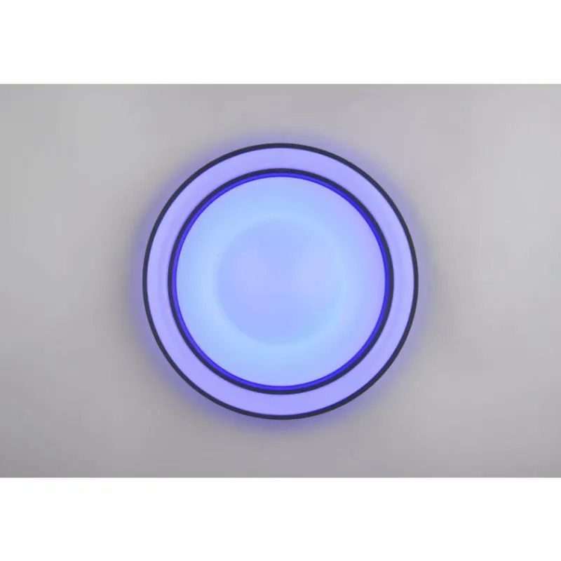 Luminaires Reality Arco Plafonnier LED Noir, 1 lumière, Télécommandes, Changeur de couleurs* Éclairage Led