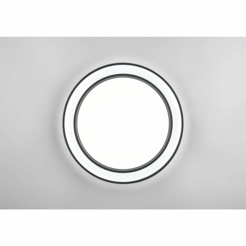 Luminaires Reality Arco Plafonnier LED Noir, 1 lumière, Télécommandes, Changeur de couleurs* Éclairage Led