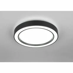 Luminaires Reality Arco Plafonnier LED Noir, 1 lumière, Télécommandes, Changeur de couleurs* Éclairage Led