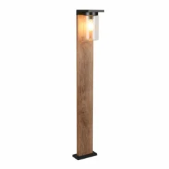 Lampes En Bois-Luminaires Trio ARDILA Lampadaire d'extérieur Bois clair, 1 lumière