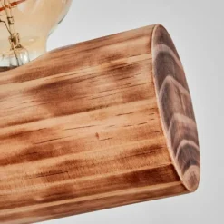 Luminaires Scandinaves-hofstein Argea Applique murale, Spot mural Brun foncé, Écru, Noir, 1 lumière