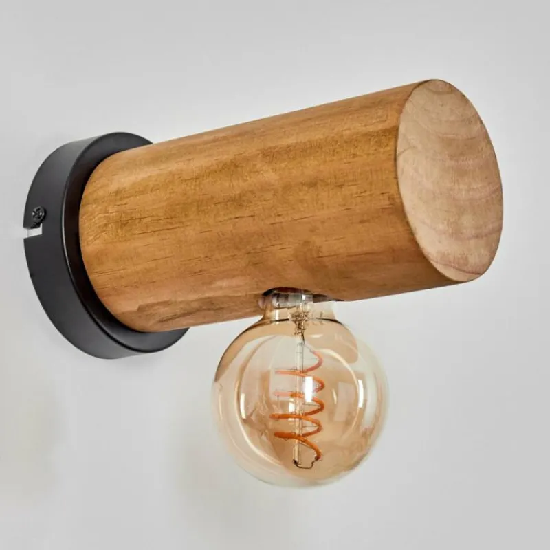 Lampes Industrielles-hofstein Argea Applique murale, Spot mural Brun, Écru, Noir, 1 lumière