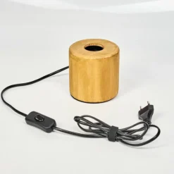 Luminaires Scandinaves-hofstein Argea Lampe de bureau, Lampe à poser Écru, Noir, 1 lumière