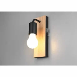 Lampes En Bois-Luminaires Trio Arturo Applique murale Bois clair, 1 lumière