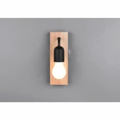 Lampes En Bois-Luminaires Trio Arturo Applique murale Bois clair, 1 lumière