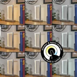 hofstein Arufe Lampe à poser LED Argenté, 1 lumière