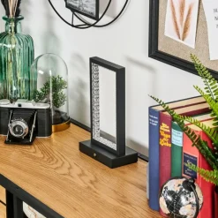 hofstein Arufe Lampe à poser LED Noir, 1 lumière