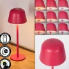 hofstein Asen Lampe de table d'extérieur, Lampe à poser LED Rose, 1 lumière