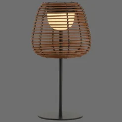 Luminaires Scandinaves-Luminaires Leuchten Direkt ASKIA Lampe à poser LED Noir, 1 lumière