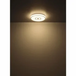 Luminaires Globo Lighting Astania Plafonnier LED Blanc, 1 lumière* Éclairage Led