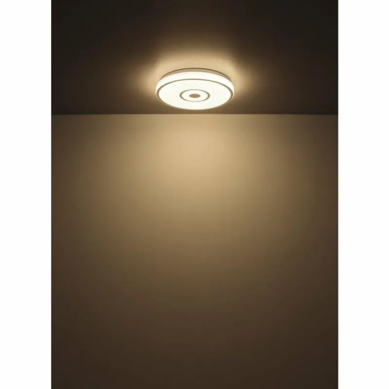 Luminaires Globo Lighting Astania Plafonnier LED Blanc, 1 lumière* Éclairage Led