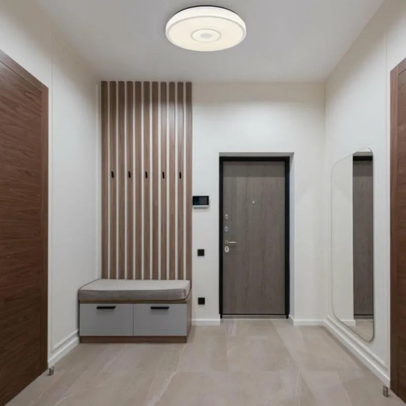 Luminaires Globo Lighting Astania Plafonnier LED Blanc, 1 lumière* Éclairage Led