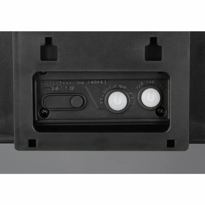 Luminaires Reality Atico Applique murale LED Noir, 1 lumière, Détecteur de mouvement