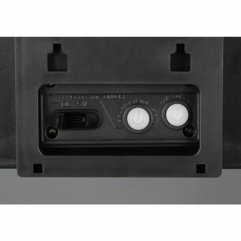 Luminaires Reality Atico Applique murale LED Noir, 1 lumière, Détecteur de mouvement