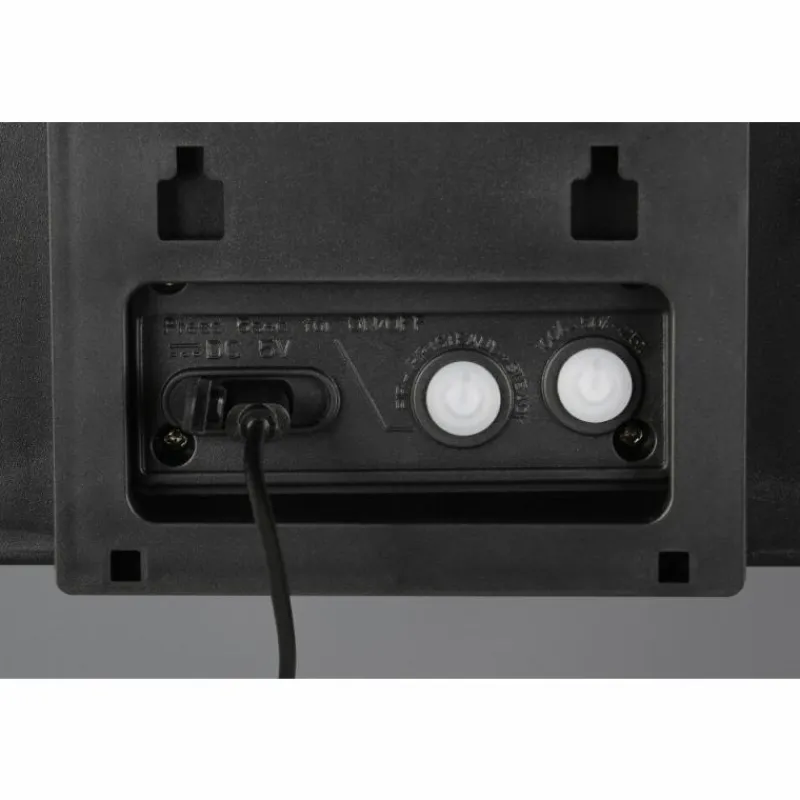 Luminaires Reality Atico Applique murale LED Noir, 1 lumière, Détecteur de mouvement