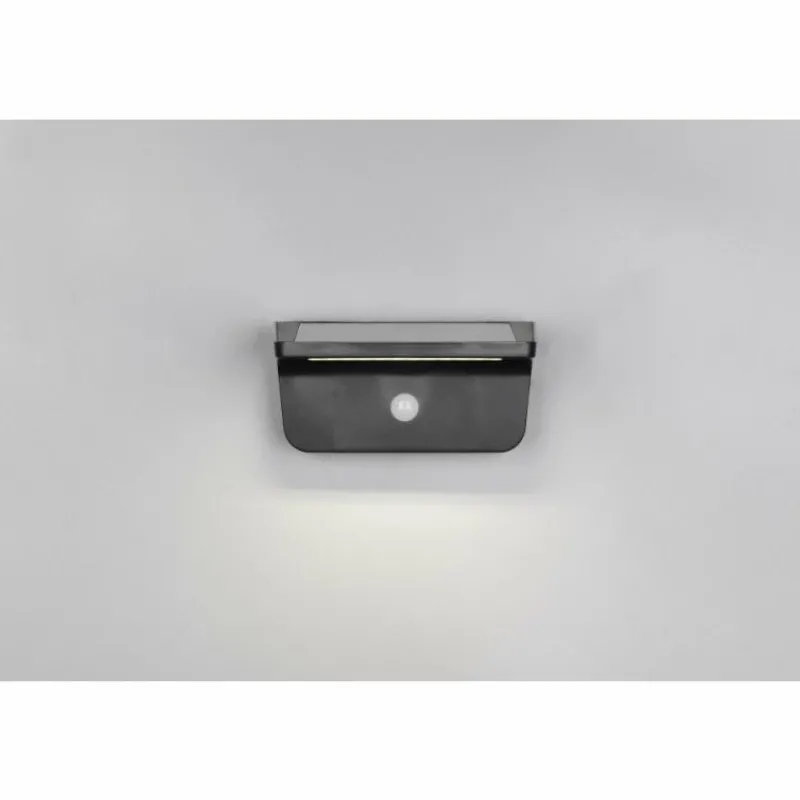 Luminaires Reality Atico Applique murale LED Noir, 1 lumière, Détecteur de mouvement