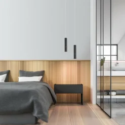 Luminaires Leuchten Direkt ATTACH Suspension LED Noir, 1 lumière* Suspensions