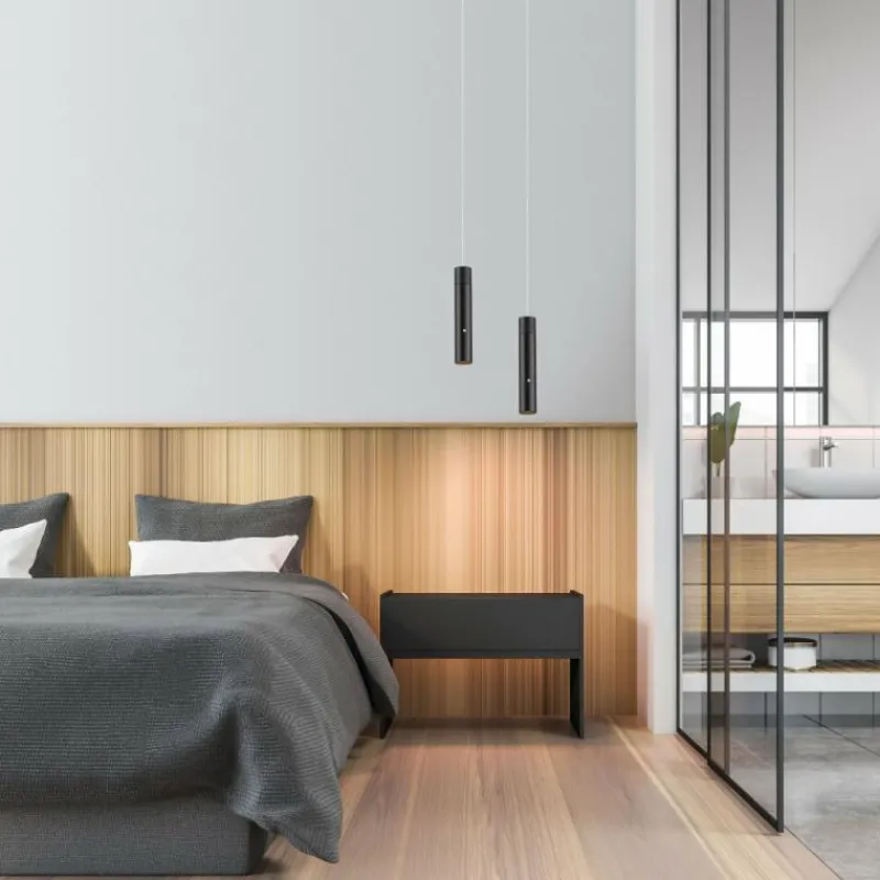 Luminaires Leuchten Direkt ATTACH Suspension LED Noir, 1 lumière* Suspensions