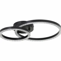 Luminaires Brilliant Aurelia Plafonnier LED Noir, 1 lumière* Éclairage Led