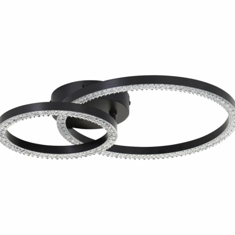 Luminaires Brilliant Aurelia Plafonnier LED Noir, 1 lumière* Éclairage Led