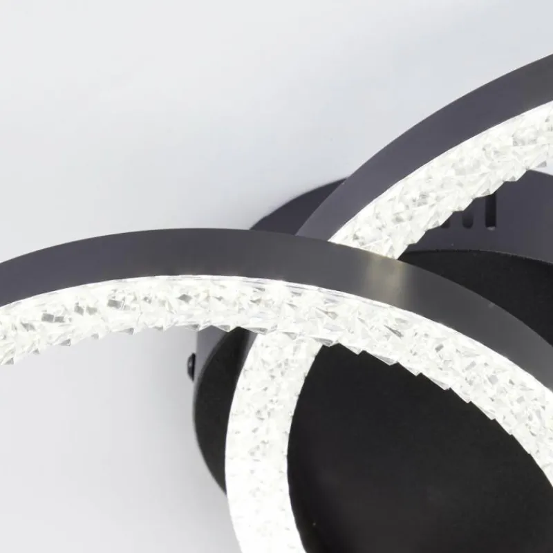 Luminaires Brilliant Aurelia Plafonnier LED Noir, 1 lumière* Éclairage Led