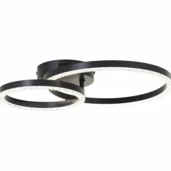 Luminaires Brilliant Aurelia Plafonnier LED Noir, 1 lumière* Éclairage Led