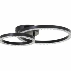 Luminaires Brilliant Aurelia Plafonnier LED Noir, 1 lumière* Éclairage Led