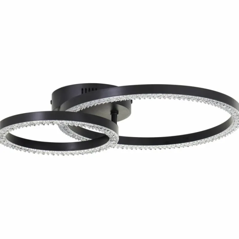 Luminaires Brilliant Aurelia Plafonnier LED Noir, 1 lumière* Éclairage Led