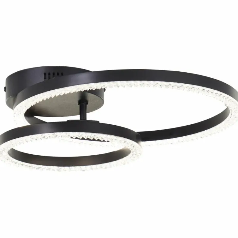 Luminaires Brilliant Aurelia Plafonnier LED Noir, 1 lumière* Éclairage Led